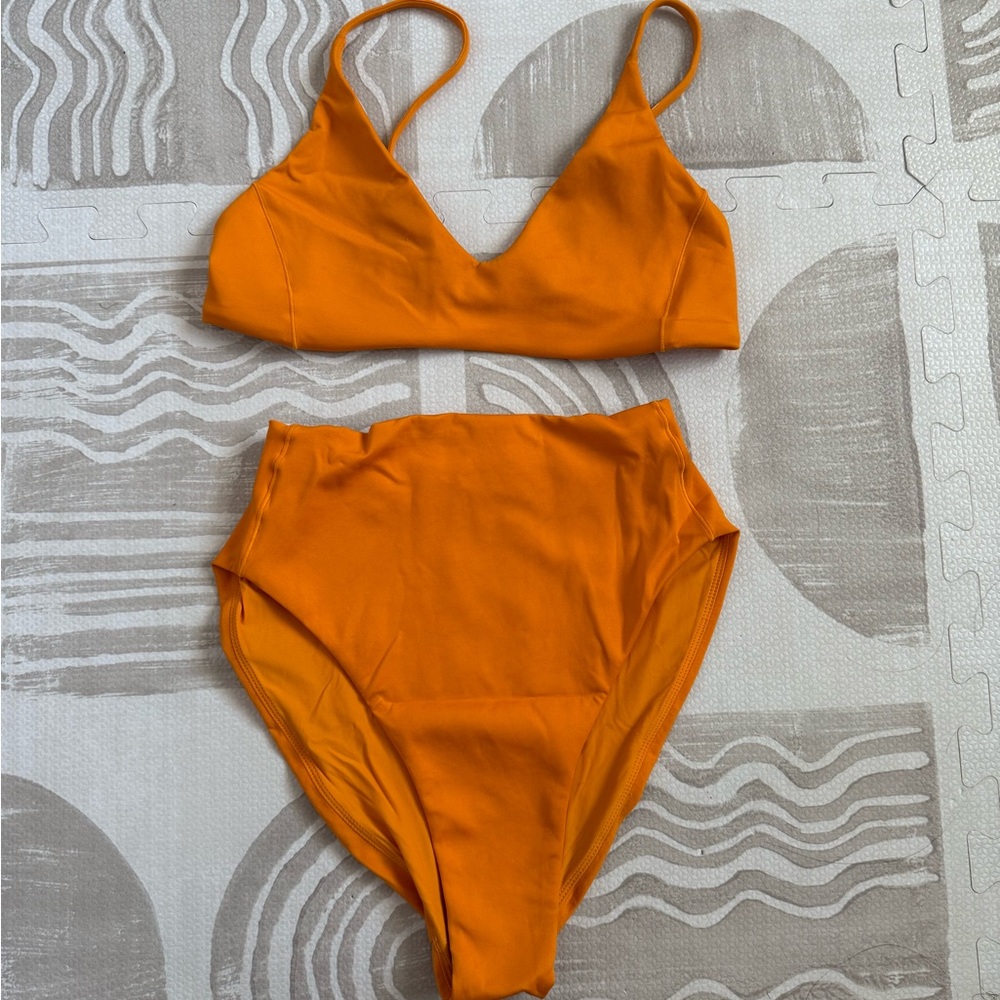 Left on Friday bikini in marigold size small